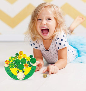 Small Foot Balancing Stacking Frog Game