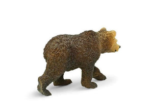 Safari Ltd - Animal Toy Figures - Grizzly Bear Cub Miniature