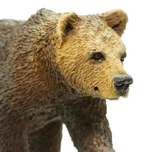 Safari Ltd - Animal Toy Figures - Grizzly Bear Cub Miniature