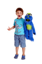 Load image into Gallery viewer, The Puppet Company Blue Monster Hand Puppet