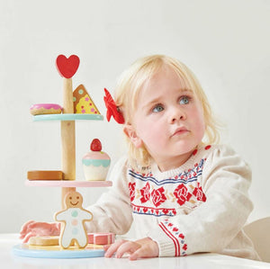 Le Toy Van - Pretend Play - Three-Tier Cake Stand Set