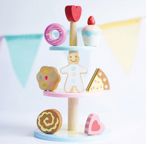 Le Toy Van - Pretend Play - Three-Tier Cake Stand Set