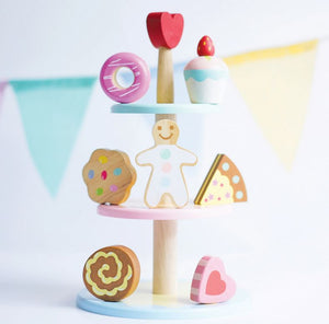 Le Toy Van - Pretend Play - Three-Tier Cake Stand Set