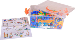 Gamez Galore - Interlocking Loops and Connectors - Building Construction Sets - 672 Pieces