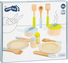 Load image into Gallery viewer, Legler Small Foot Cookware &amp; Dinner Set