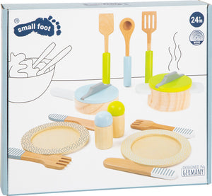 Legler Small Foot Cookware & Dinner Set