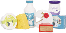 Load image into Gallery viewer, Le Toy Van - Pretend Play Food - Wooden Cheese and Dairy Crate