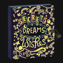 Load image into Gallery viewer, Peaceable Kingdom Secrets Dreams Wishes Lock &amp; Key Diary