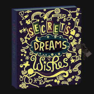 Peaceable Kingdom Secrets Dreams Wishes Lock & Key Diary