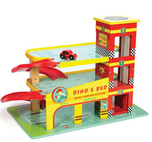 Load image into Gallery viewer, Le Toy Van Dino&#39;s Garage Play Set