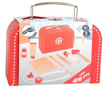Load image into Gallery viewer, Legler Small Foot - Pretend Play - Wooden Doctor&#39;s Medical Kit