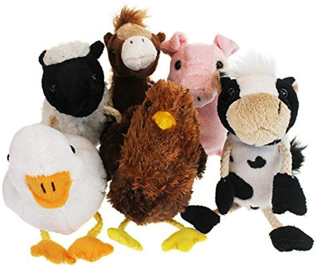 The Puppet Company - Finger Puppets - Farm Animals Set of 6