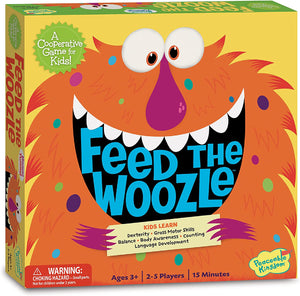 Peaceable Kingdom - Feed the Woozle - Cooperative Board Game for Kids