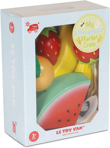 Le Toy Van - Pretend Play Food - Wooden Fruits 5 A Day Crate