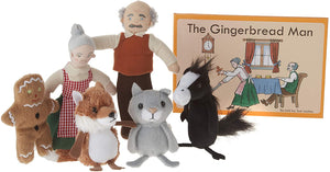 The Puppet Company - Gingerbread Man - Hand & Finger Puppets Book Set