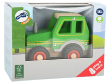 Load image into Gallery viewer, Legler Small Foot - Toy Vehicles - Wooden - Green Tractor