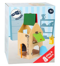 Load image into Gallery viewer, Legler Small Foot House of Locks &amp; Latches - Preschool Learning Toy