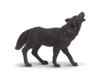 Load image into Gallery viewer, Safari Ltd Howling Black Wolf Figure