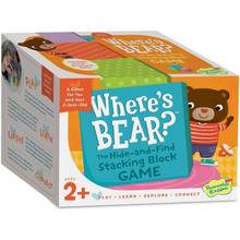 Load image into Gallery viewer, Peaceable Kingdom - Where&#39;s Bear? - Hide &amp; Find Stacking Block Game