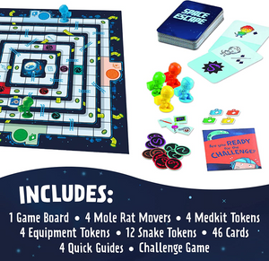 Peaceable Kingdom - Space Escape - Cooperative Strategy Board Game for Kids