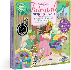 eeBoo - Fairytale Spinner Game - Create-Tell-A Story - Board Game for Kids