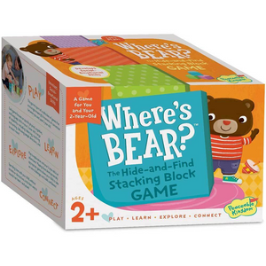 Peaceable Kingdom - Where's Bear? - Hide & Find Stacking Block Game