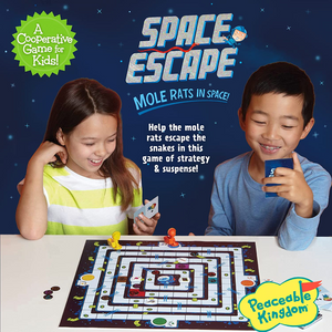 Peaceable Kingdom - Space Escape - Cooperative Strategy Board Game for Kids