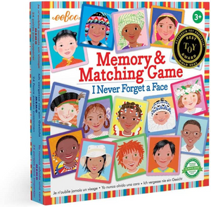 eeBoo - I Never Forget A Face - Memory & Matching Board Game for Kids