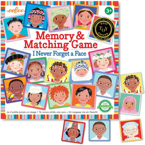 eeBoo - I Never Forget A Face - Memory & Matching Board Game for Kids