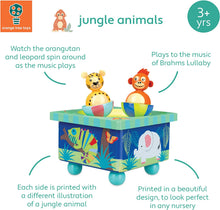 Load image into Gallery viewer, Orange Tree Toys Jungle Animals Music Box