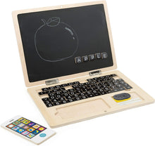 Load image into Gallery viewer, Legler Small Foot - Pretend Play - Laptop with Magnetic Board