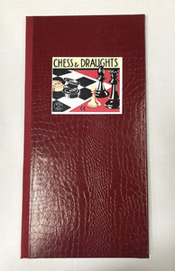 Gamez Galore Folding Leatherette Chess and Draughts Board