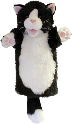 The Puppet Company - Long-Sleeved - Black and White Cat Hand Puppet