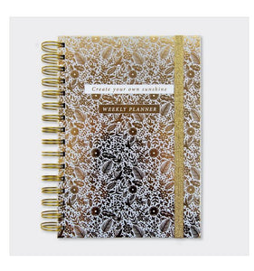 Rachel Ellen  Life Organiser - Lustre Gold Floral