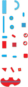 Fiesta Crafts Magnetic Shapes Activity Box