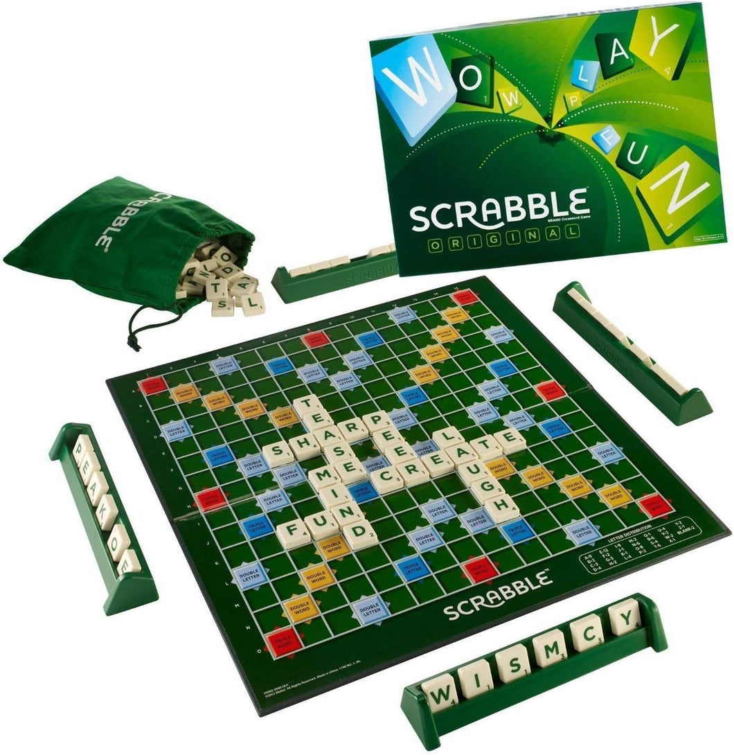 Mattel - Scrabble Original - Family Board Game