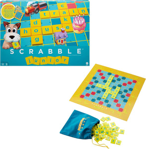 Mattel - Scrabble Junior - Children's Crossword Board Game