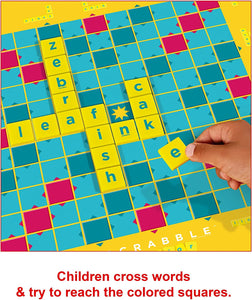 Mattel - Scrabble Junior - Children's Crossword Board Game