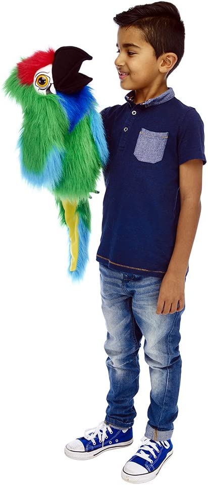 The Puppet Company - Large Birds - Military Macaw Hand Puppet