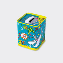 Load image into Gallery viewer, Rachel Ellen Sharks Money Tin