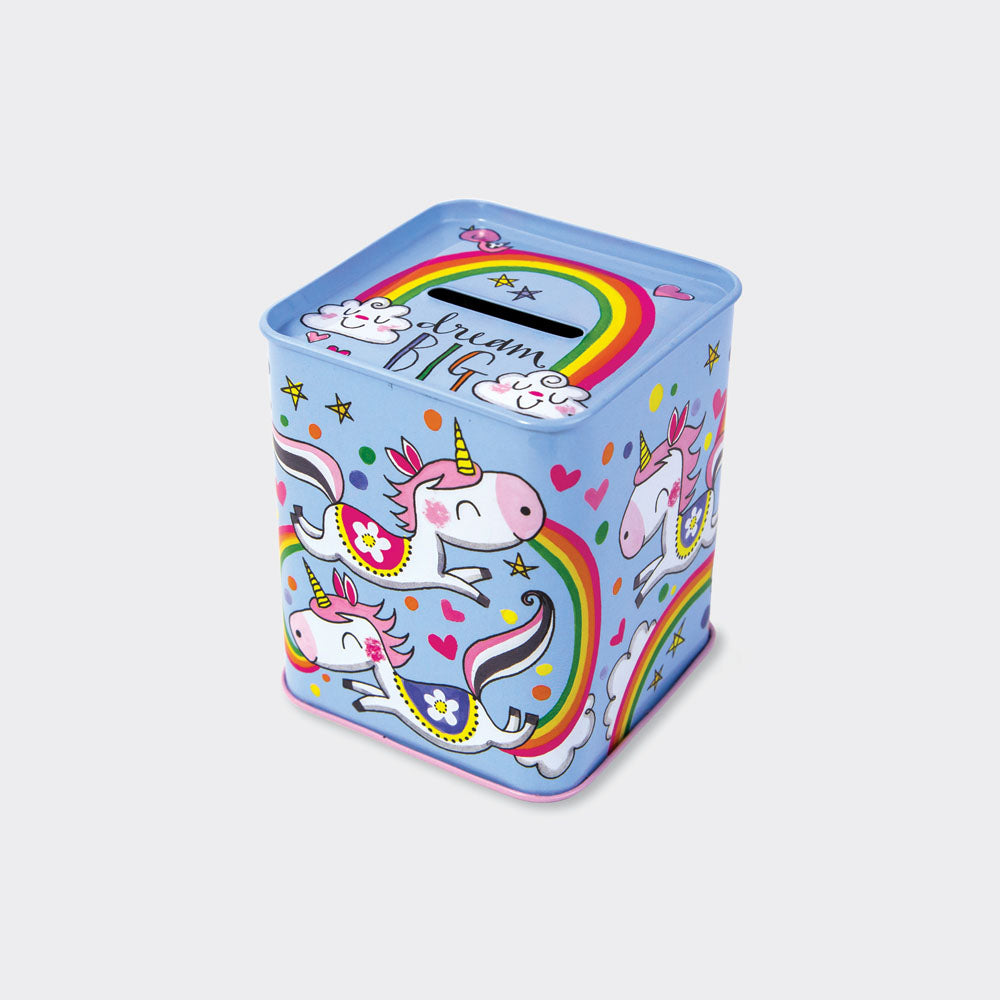 Rachel Ellen Unicorns Money Tin