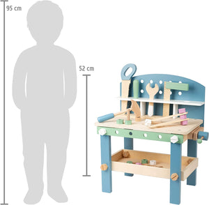 Legler Small Foot - Pretend Play - Nordic-Style Work Bench