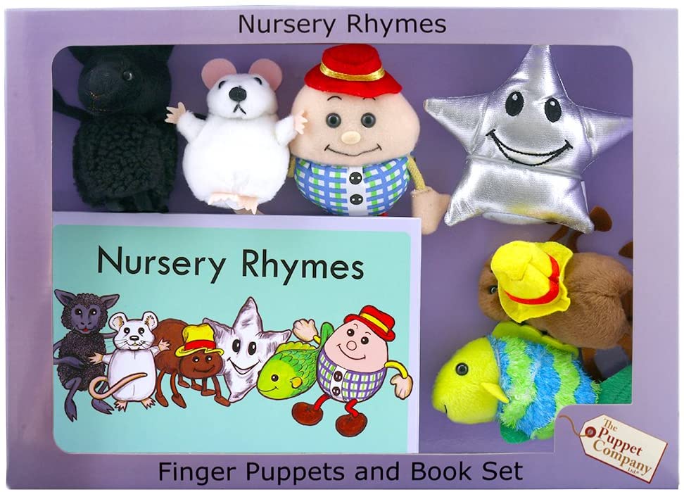 The Puppet Company - Nursery Rhymes - Finger Puppets & Book Set