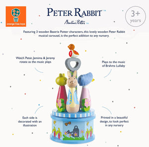 Orange Tree Toys - Peter Rabbit & Friends Carousel Music Box