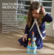 Load image into Gallery viewer, Orange Tree Toys - Peter Rabbit &amp; Friends Carousel Music Box