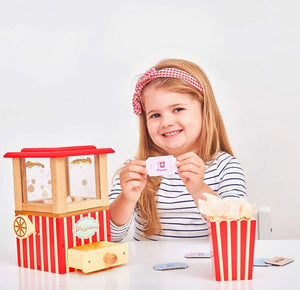 Le Toy Van - Pretend Play - Honeybake Wooden Popcorn Machine