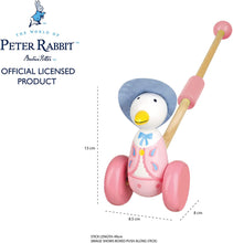 Load image into Gallery viewer, Orange Tree Toys Jemima Puddle-Duck Push Along