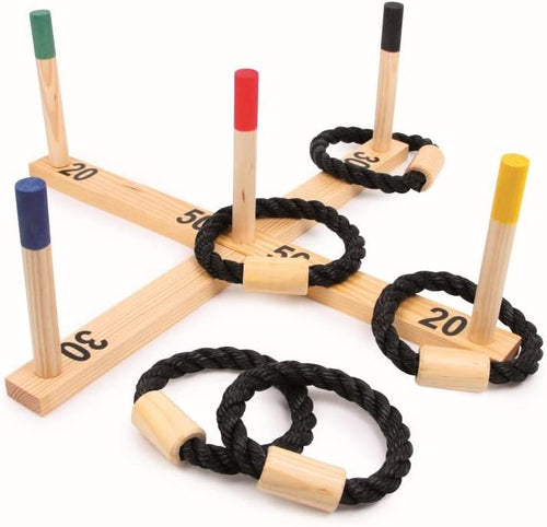 Gamez Galore - Wooden Quoits Set - Outdoor Garden Games