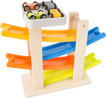 Load image into Gallery viewer, Legler Small Foot Toy Racetrack with Racing Cars and Parking Lot
