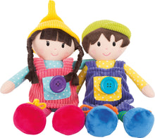 Load image into Gallery viewer, Legler Small Foot - Soft Toys - Boy and Girl Rag Dolls
